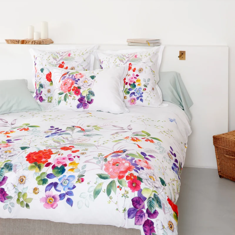 Parure de lit Carmen - Satin de coton fils/cm²