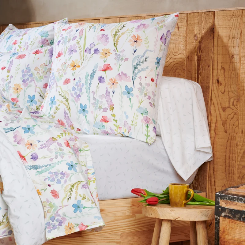 Parure de lit Sophie - Percale de coton