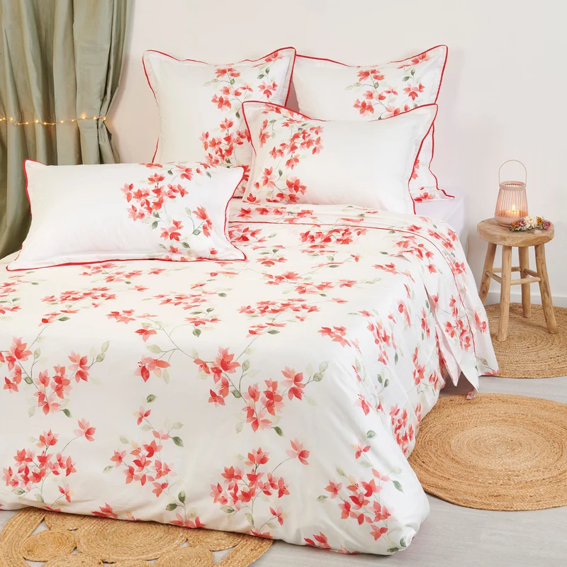 Parure de lit Calice - Satin de coton 120 fils/cm2