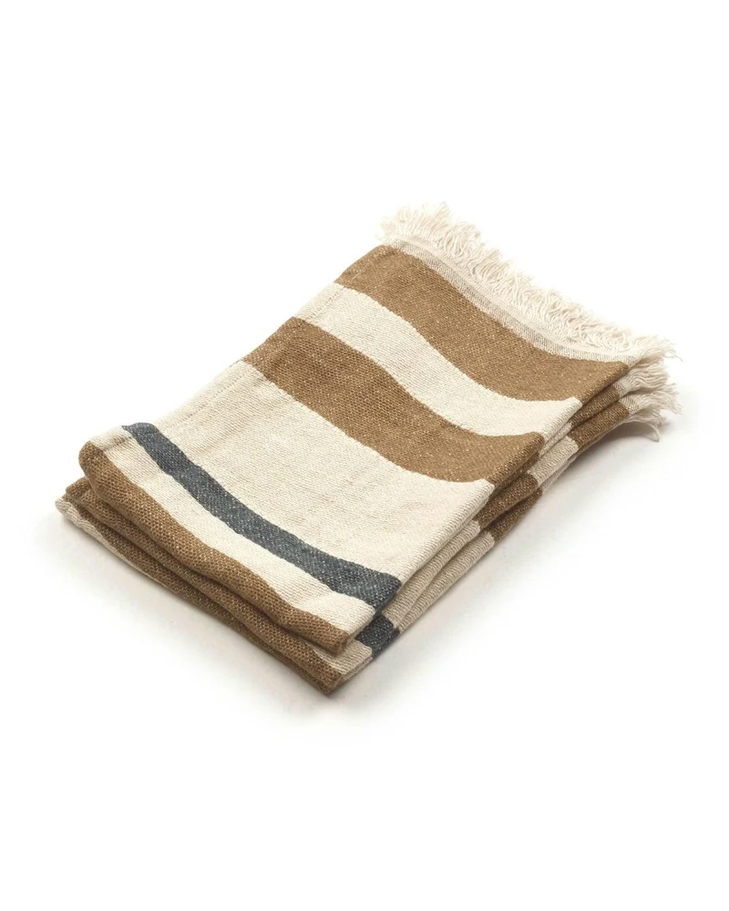 The Belgian Towel Small Fouta, Dakota Stripe