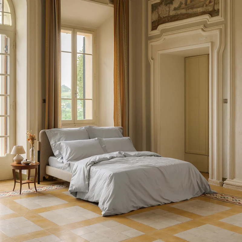 Parure de lit en satin