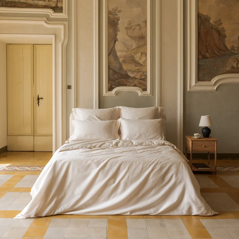 Parure de lit en satin