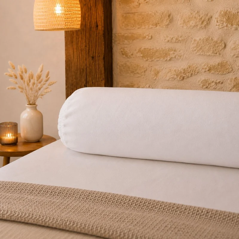 Sous taie de traversin Bio - Molleton 100% coton biologique