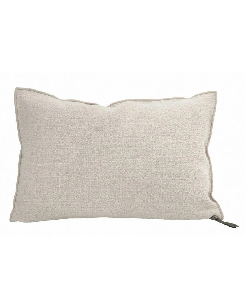 Coussin Vice Versa Toile Belsize Upcyclée, Fior di Latte
