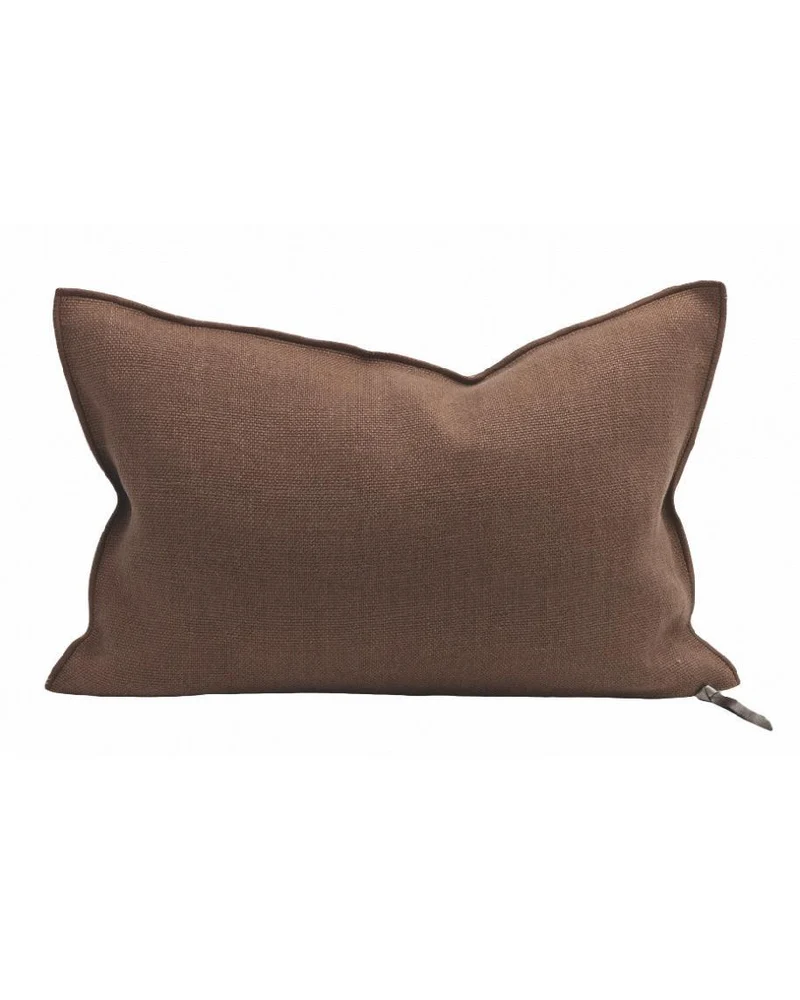 Coussin Vice Versa Lin Wabi Sabi Stone Washed, Blush