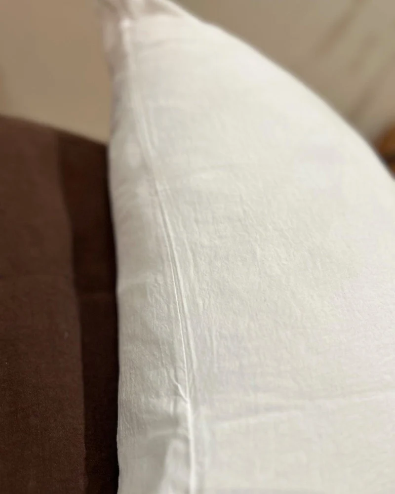 Taie d'oreiller, Blanc Craie