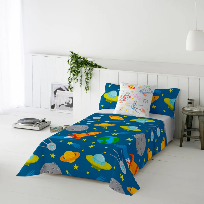 JUEGO SÁBANAS ESTAMPADAS INFANTIL LLUC A 100% ALGODÓN