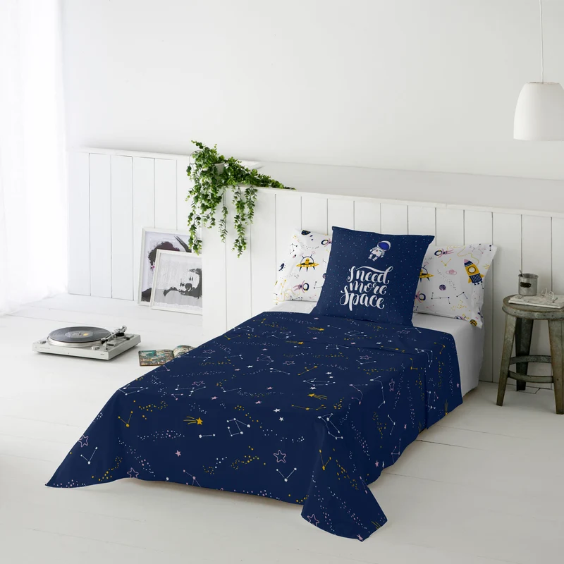 JUEGO SÁBANAS ESTAMPADAS INFANTIL SVEN A 100% ALGODÓN