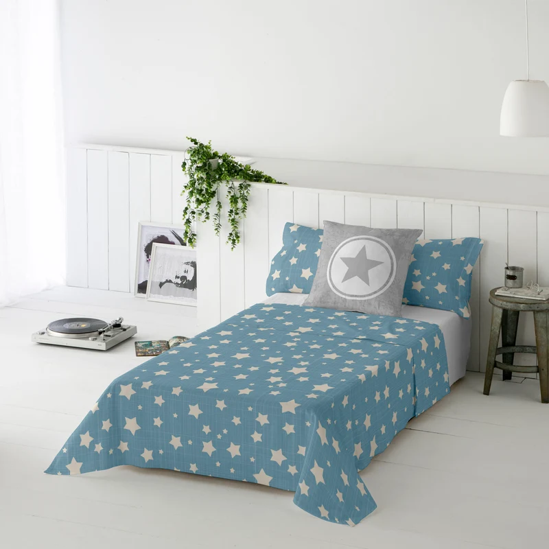 JUEGO SÁBANAS ESTAMPADAS INFANTIL IVETT B 100% ALGODÓN