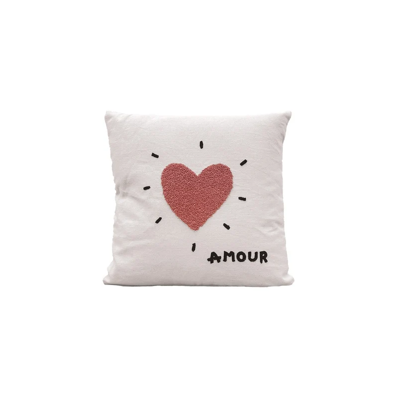 COUSSIN COEUR - ROSE
