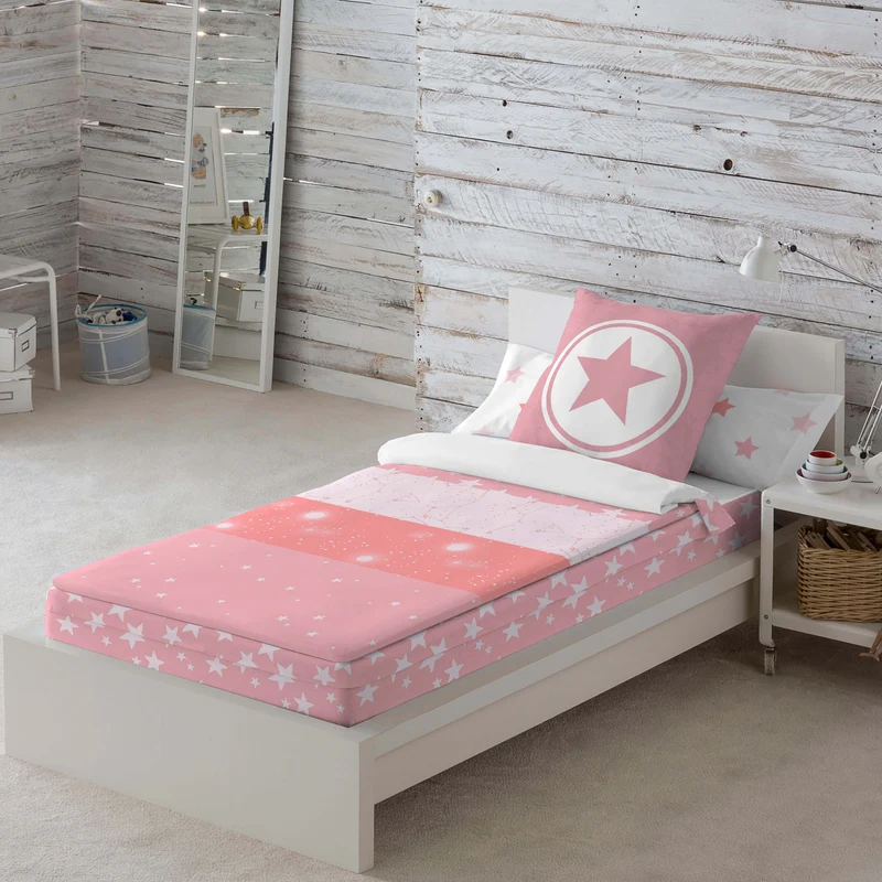 SACO NÓRDICO INFANTIL INDIGO A ROSA 100% ALGODÓN