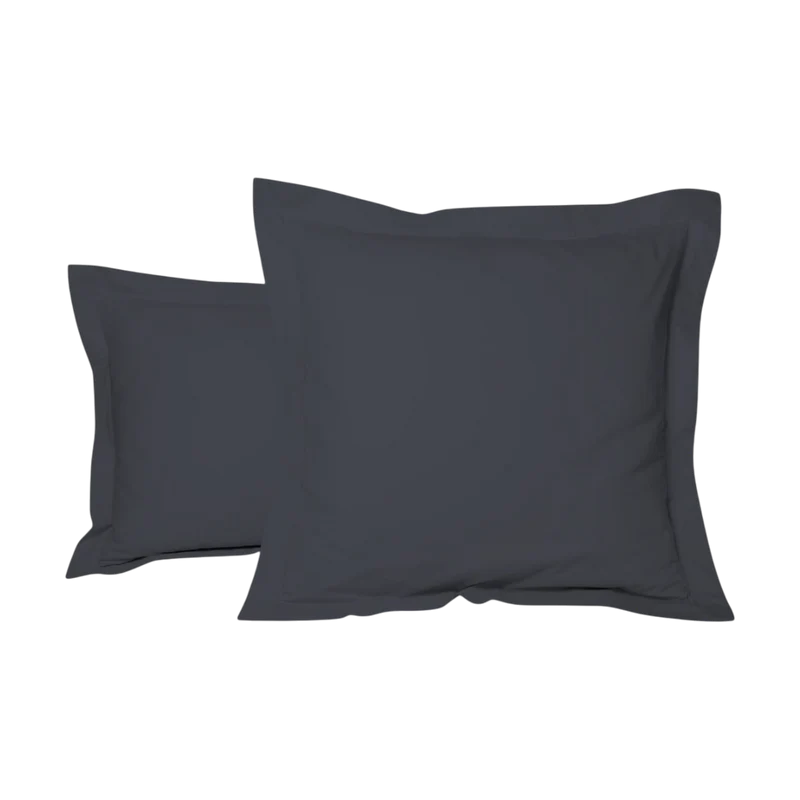 Taie d'oreiller unie - Percale de coton