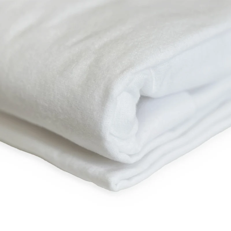 Protège matelas Blanc des Prés - Molleton 100% coton