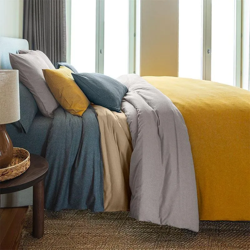 Housse de couette en flanelle Sable / 260X240 déclassé - LN118
