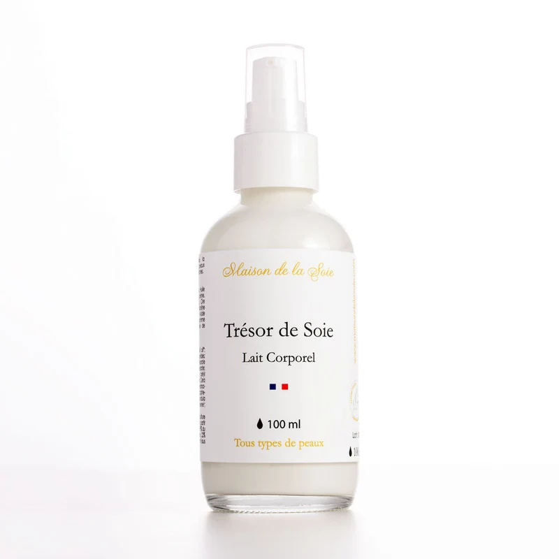 Lait corporel à base de soie