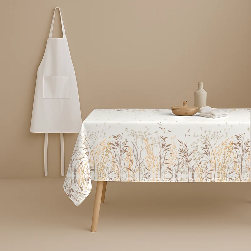 MANTEL ESTAMPADO ANTIMANCHAS MONT HERBES