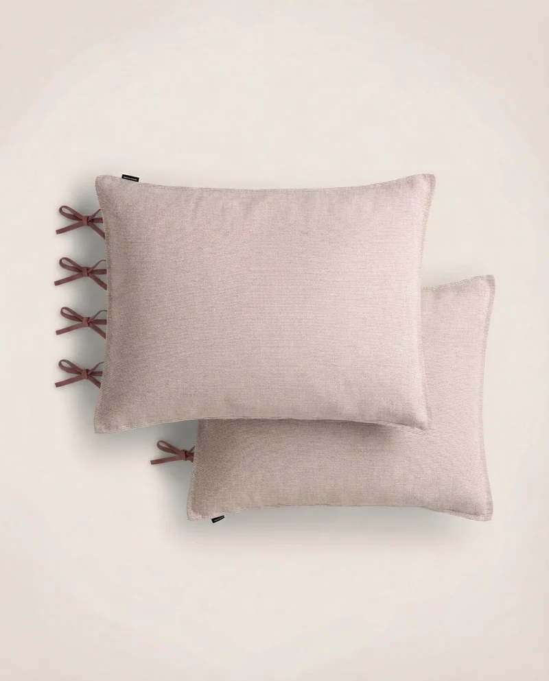 Set de 2 taies d'oreiller Fil à fil