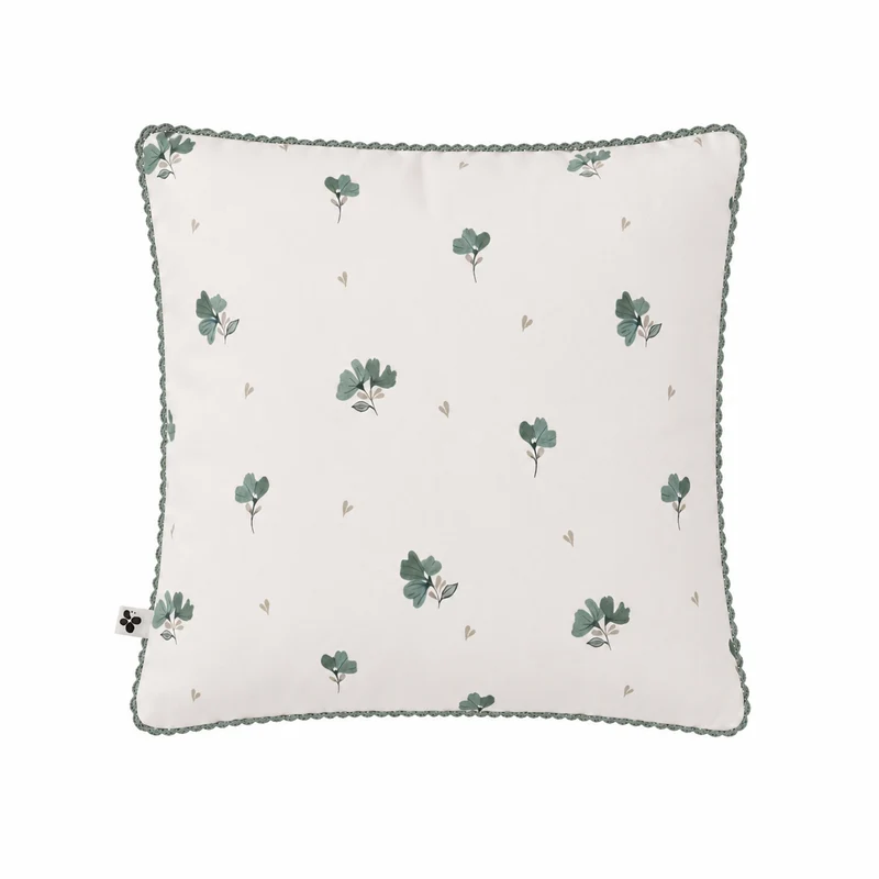 MILA Coussin déhoussable avec biais croquet 45x45 cm