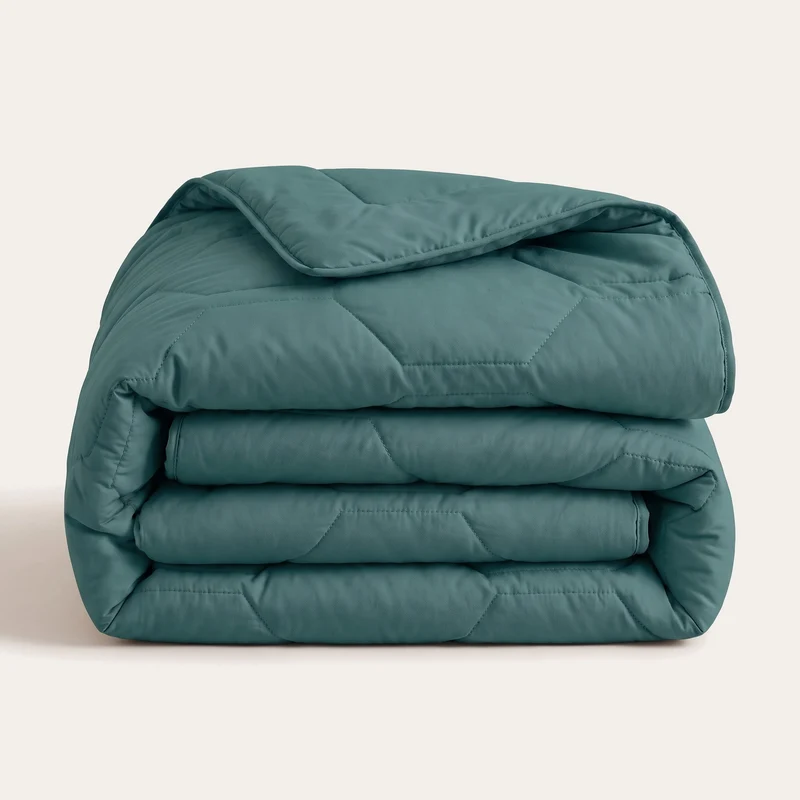 HappyBed wasbaar dekbed | Percal veren | Deep jungle