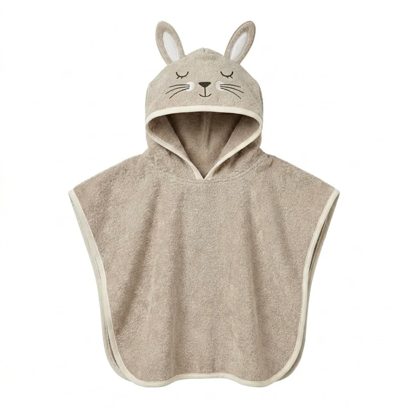 Poncho Doux Lapinou - Coton 450g/m²
