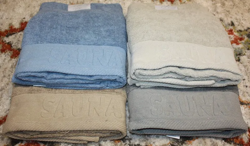 MAXI Drap de Bain Sauna - 80x160cm - Très Grande Serviette épaisse & absorbante