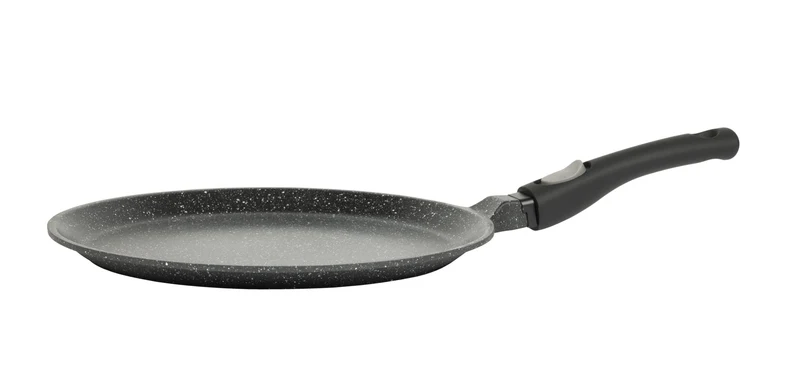 Crêpière Pro Ø24cm ou Ø30cm - TOUS FEUX - Anti adhésif - Poignée amovible
