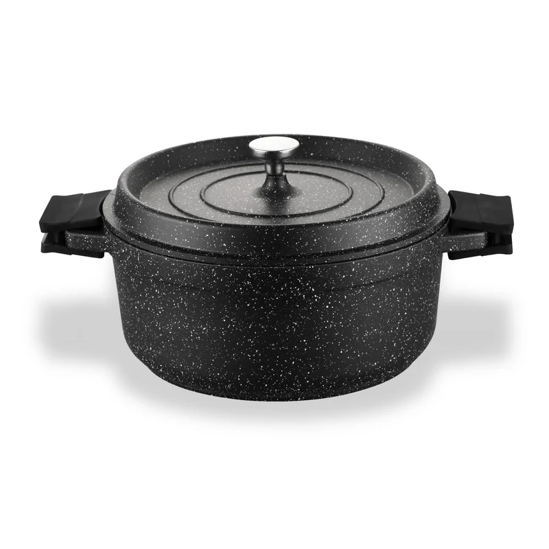 Cocotte Ø28cm Fonte d'Aluminium - TOUS FEUX + Four - Napoléon Anti adhésif