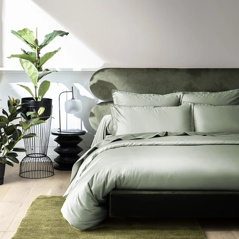 Housse de couette Opium - Satin de coton
