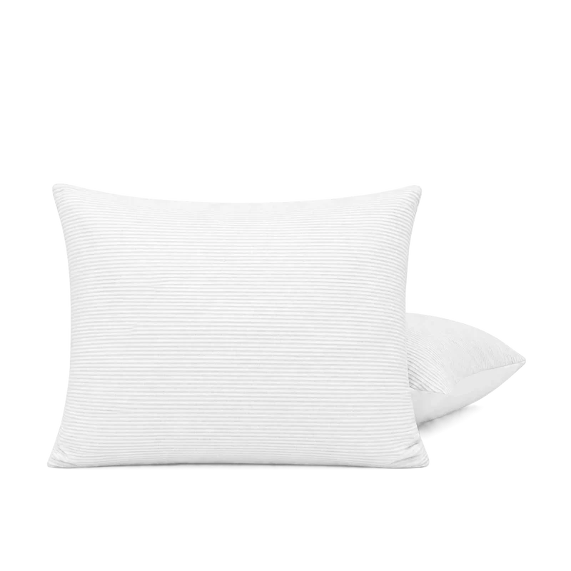 Kussenslopen | Corduroy | Frosty White | Set van 2
