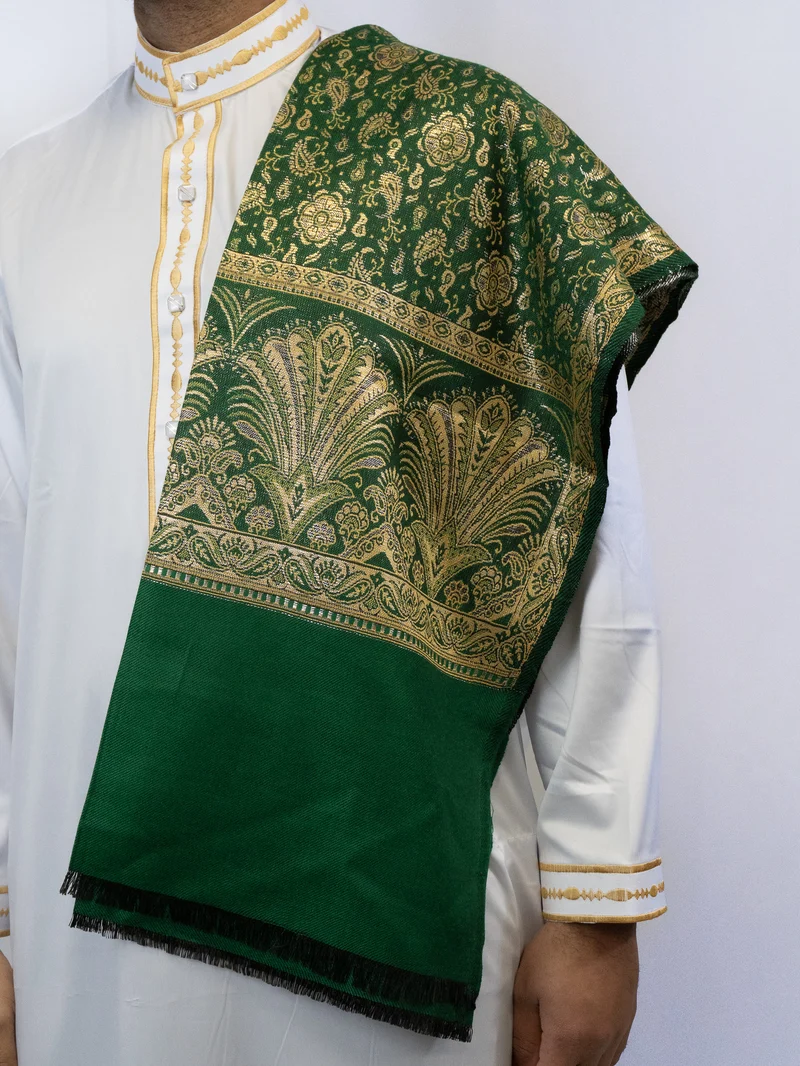MHAROUMA cachemir vert foncé