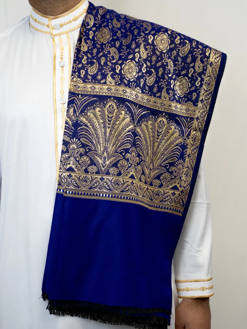 MHAROUMA cachemir bleu-violet