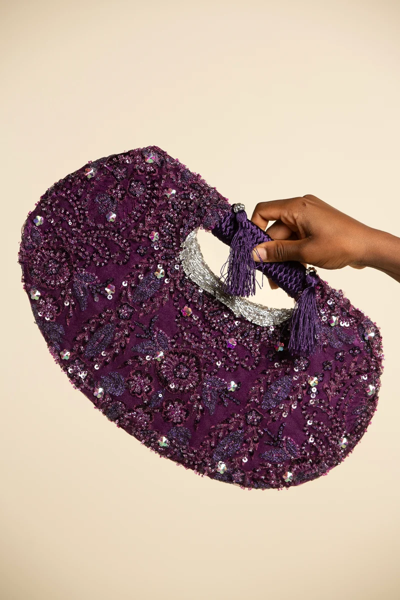 Éventail violet