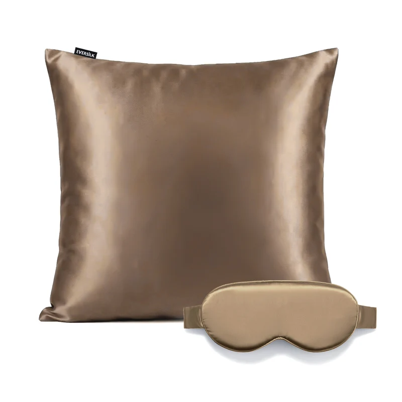 Duo Taie & Masque - Taupe