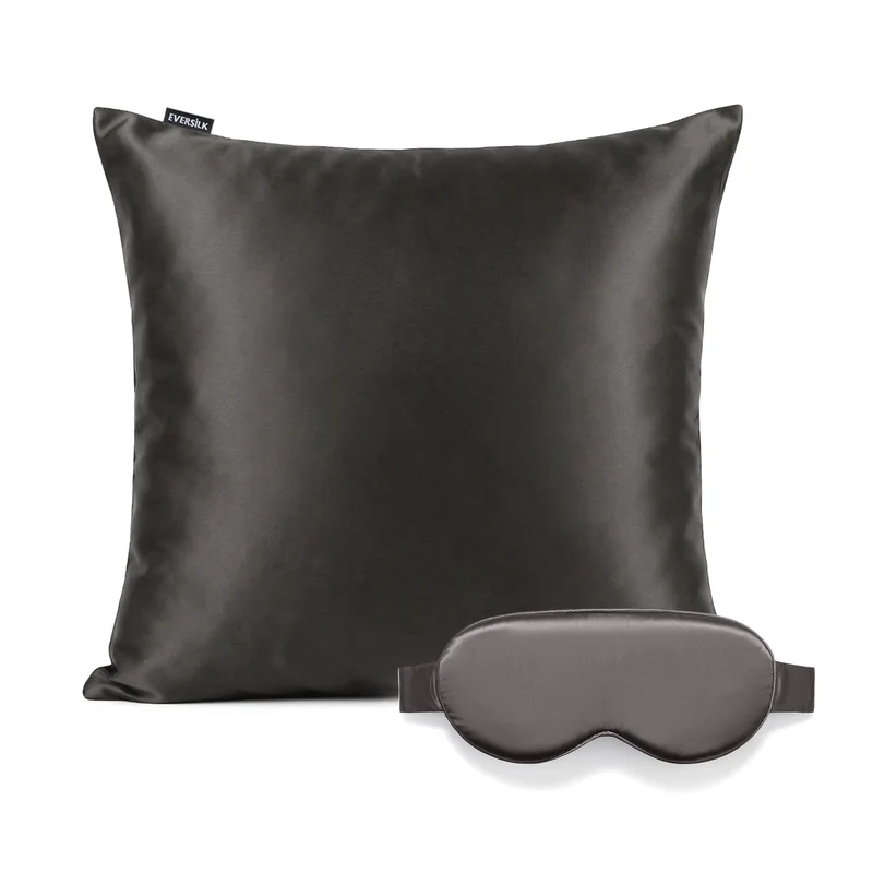 Duo Taie & Masque - Gris Fonce