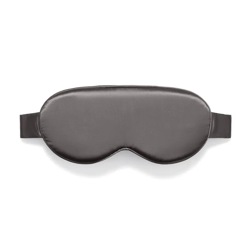 Masque de nuit 3D en soie – Gris Foncé