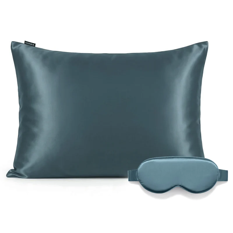 Duo Taie & Masque - Bleu Windward