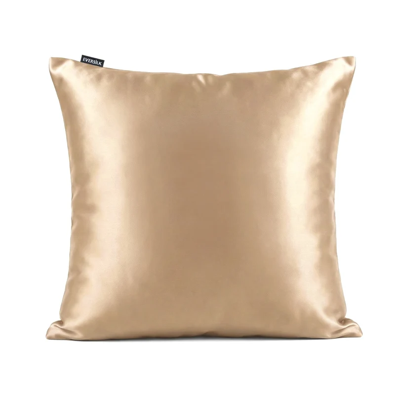 🎁 Taie d’oreiller en soie de mûrier 65x65 cm - Beige (100% off)