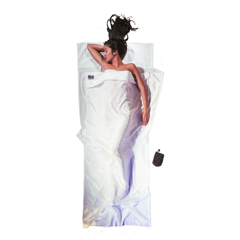 Drap de sac de couchage 100% soie Rectangulaire