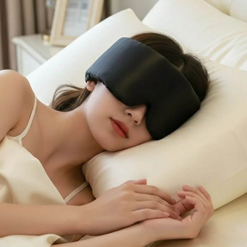 Masque de sommeil bandeau en soie