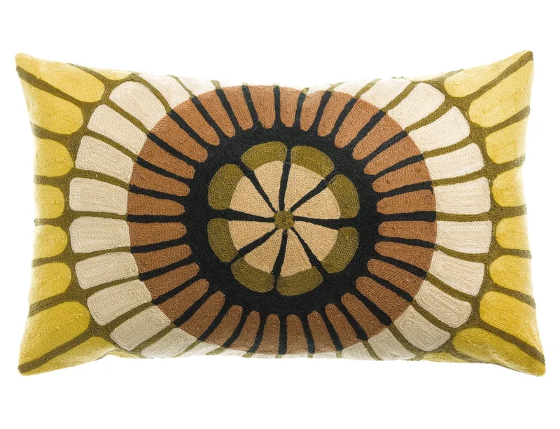 Coussin Coton brodé - ZENO Multico