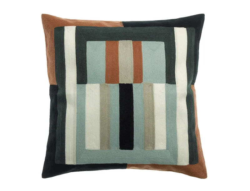 Coussin Coton brodé - JASON Ciel