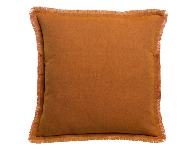 Coussin Coton Lin - LALY Cuivre
