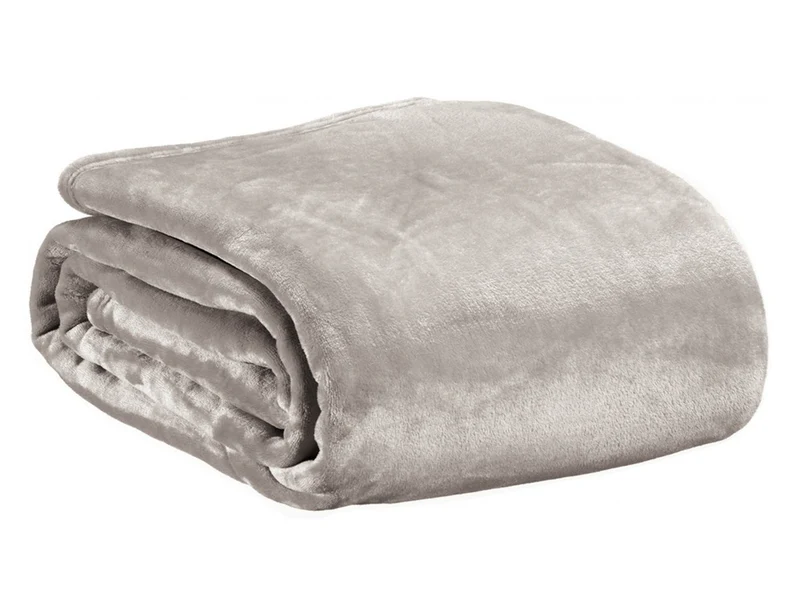 Jeté de lit polyester recyclé - THEO Perle