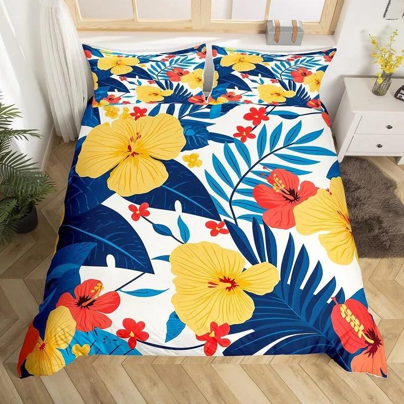 Housse de Couette Motif Tropical