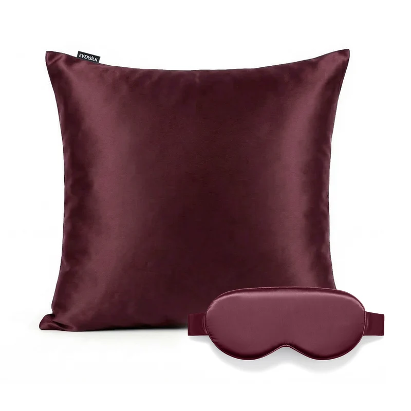 Duo Taie & Masque - Burgundy
