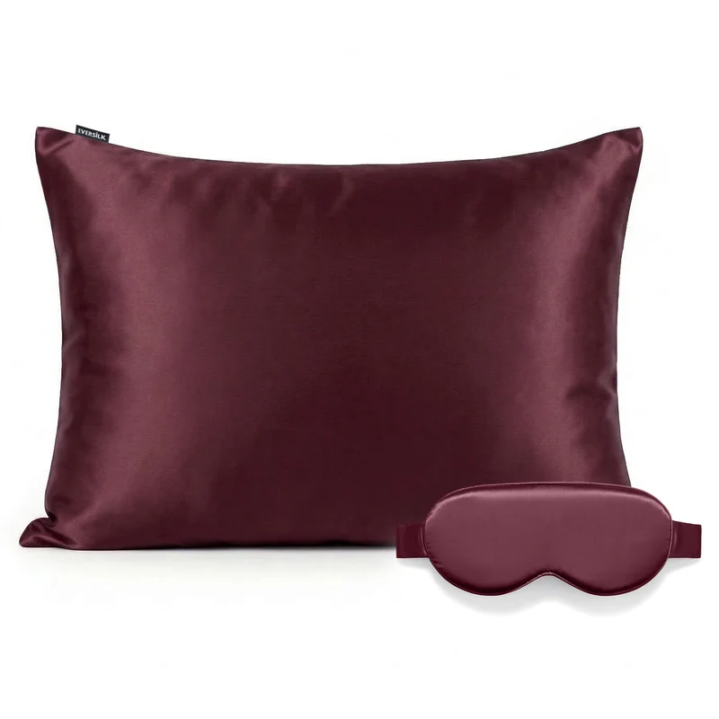 Duo Taie & Masque - Burgundy