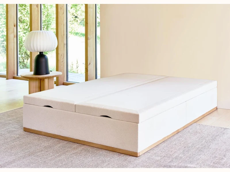 Lit coffre premium en bois massif - LA VOILE