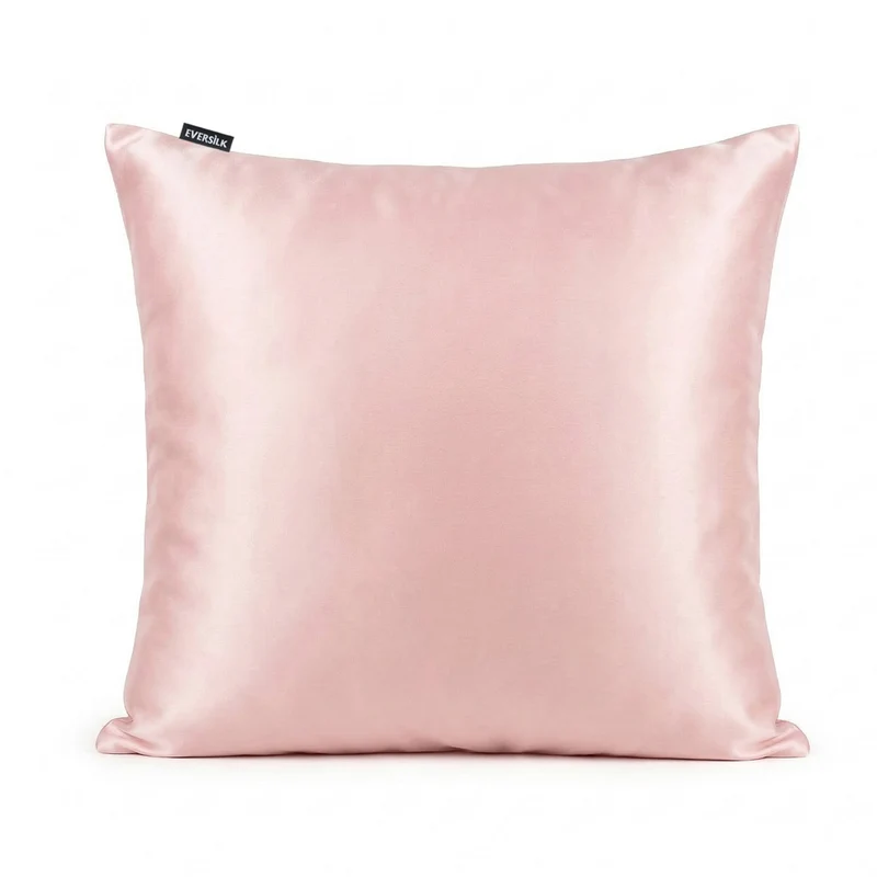 🎁 Taie d’oreiller en soie de mûrier 65x65 cm - Rose (100% off)