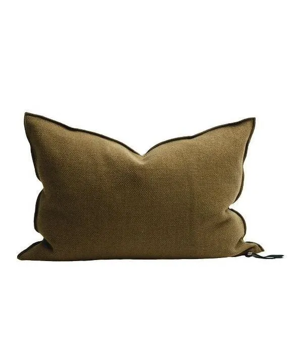 Coussin Vice Versa en toile Formentera, Bronze