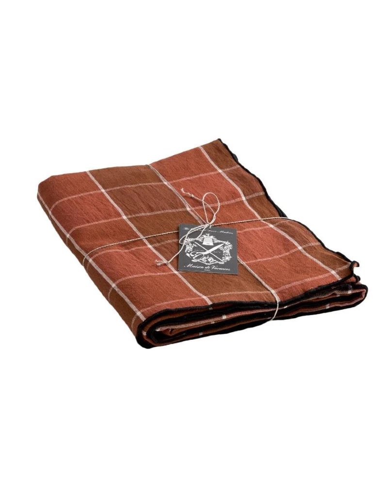 Nappe Bourdon Toile Mimi Nara Argile / Bourdon Noir